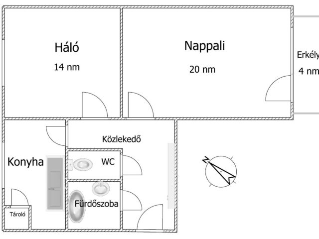 Kényelmes lakás különleges természeti környezetben